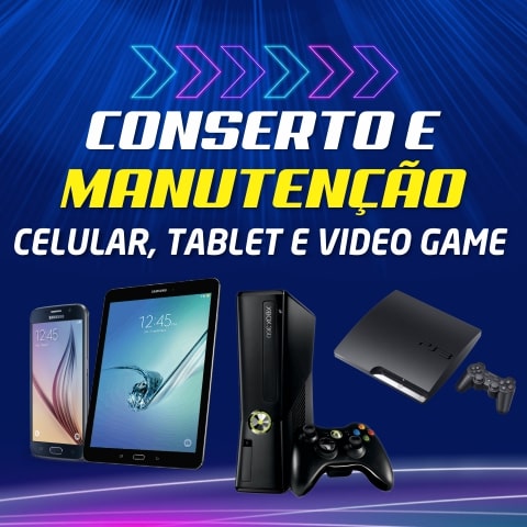 BANNERS CONSERTO CELULAR TABLET E VIDEO GAME MOBILE